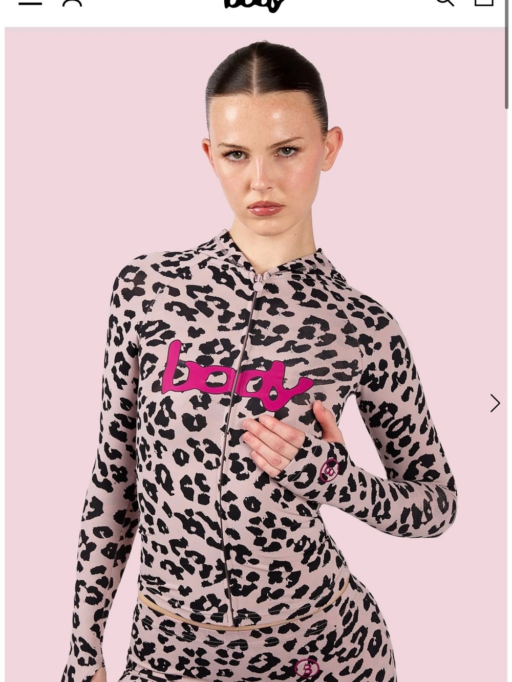 Pink Leopard-Print BODY BY RAVEN SET